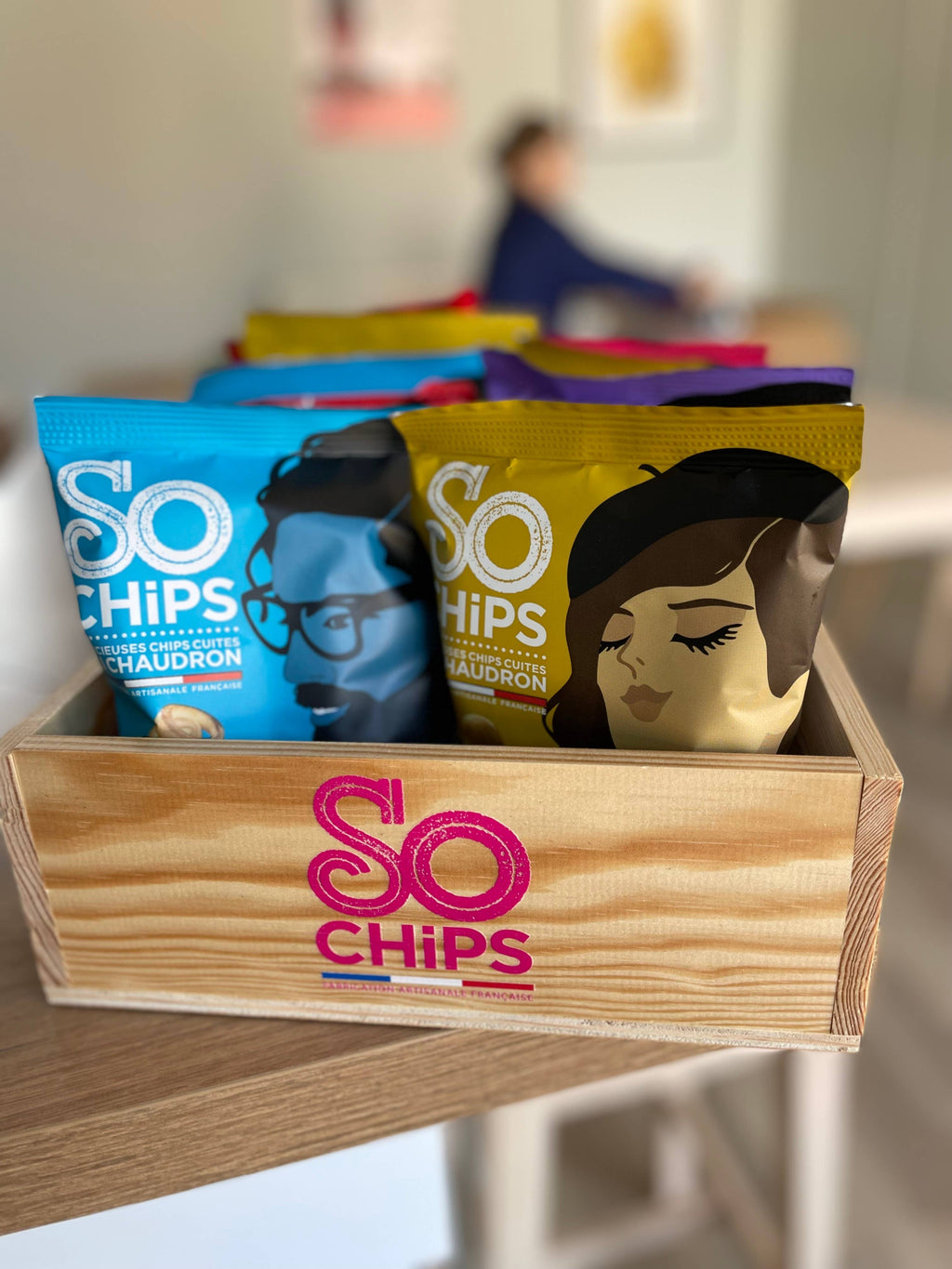 Mix de chipsuri pentru gustări, 5 arome, 40gr So Chips