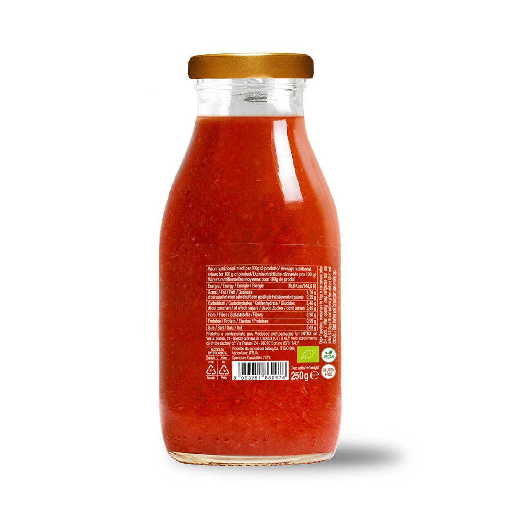 Organic Arrabbiata ready-made cherry tomato sauce, 250gr Convivia