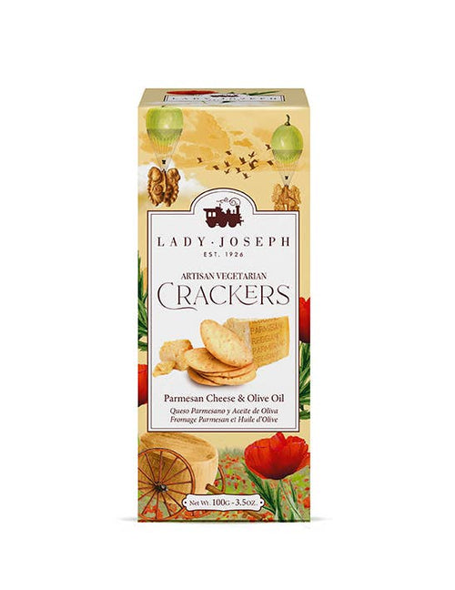 Biscuiți cu parmezan și ulei de măsline (gustare cu brânză), 100gr Lady Joseph