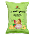 Chipsuri de cartofi A-chili-púm! (Aromă de chili și lime), 115gr Plaza del Sol