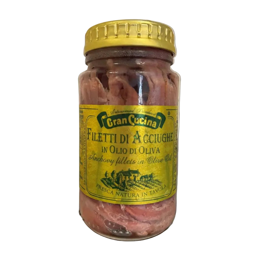 Fileuri de hamsii în ulei, 140gr Gran Cucina