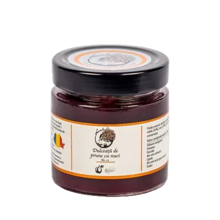 Dulceață de prune cu nuci naturală, 240gr Livada Domniței