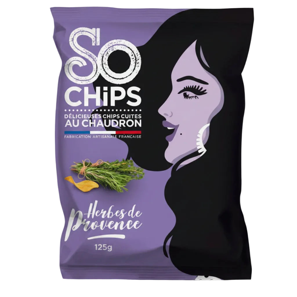 Chipsuri cu ierburi de Provence, 125gr So Chips