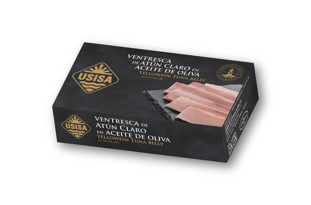 Fileuri de burtă de ton galben, 80gr USISA