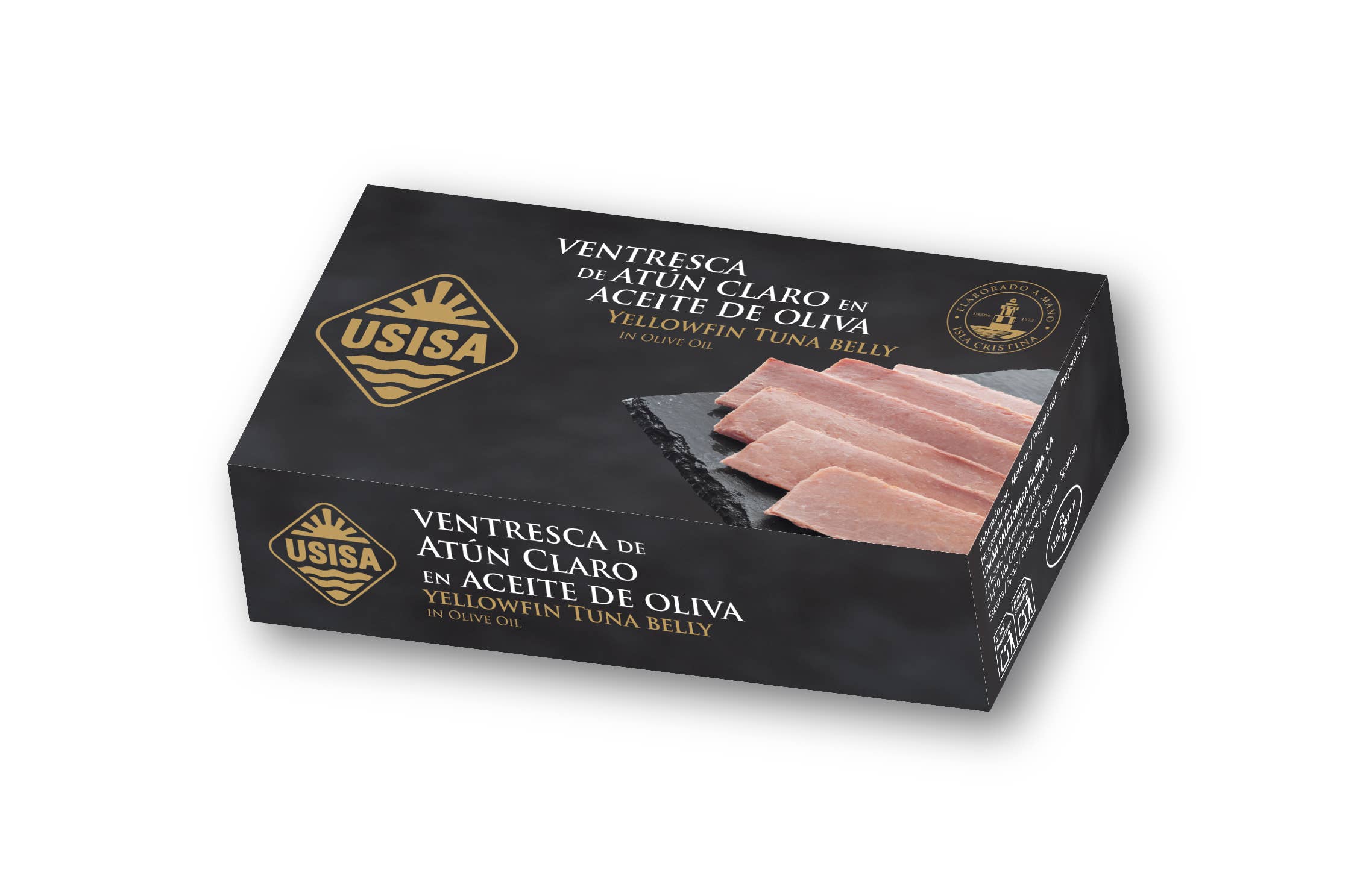 Fileuri de burtă de ton galben, 80gr USISA