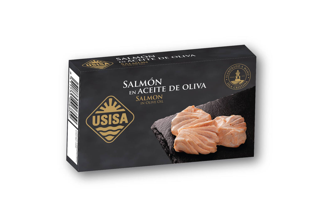 Somon în ulei de măsline, 60gr USISA