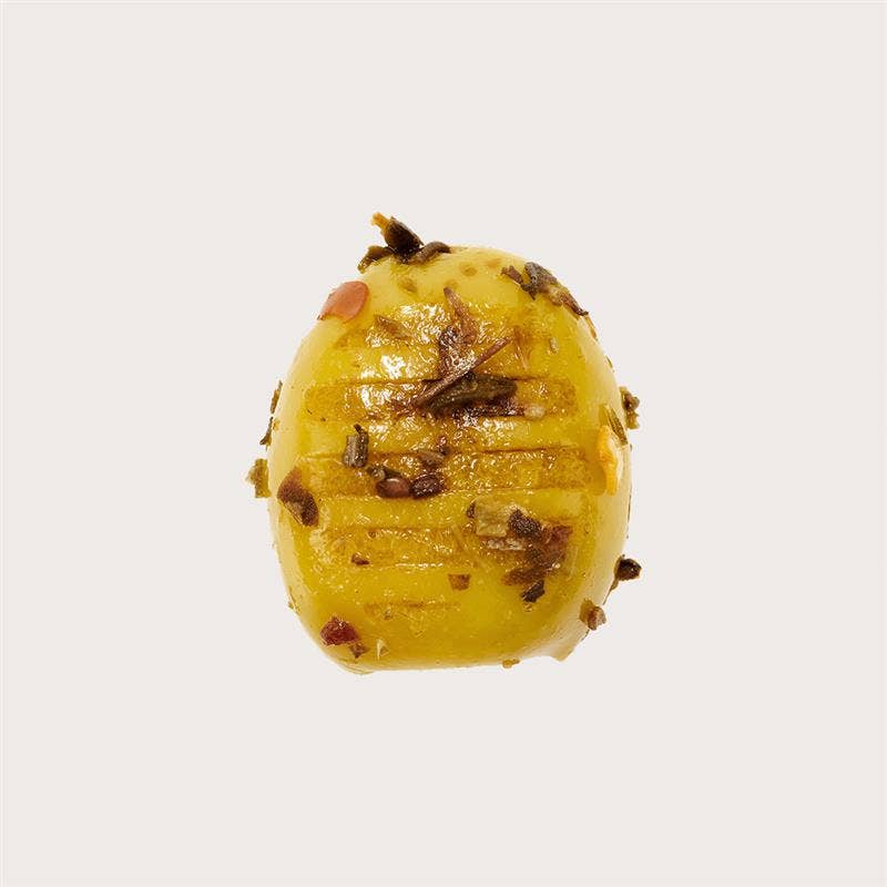 Măsline verzi bio la grătar, picante, 170gr O.E.L. - Thalassa