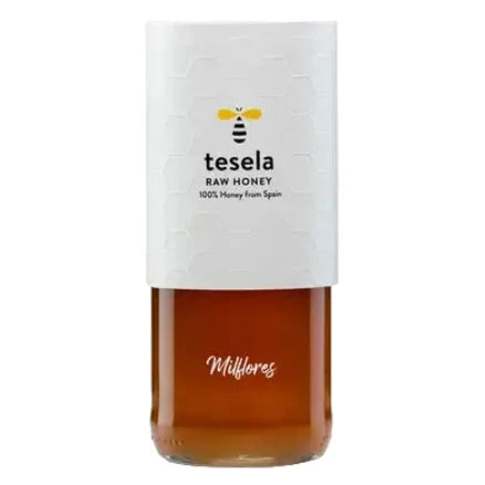 Miere pură de albine multifloră, Premium, 320gr Tesela