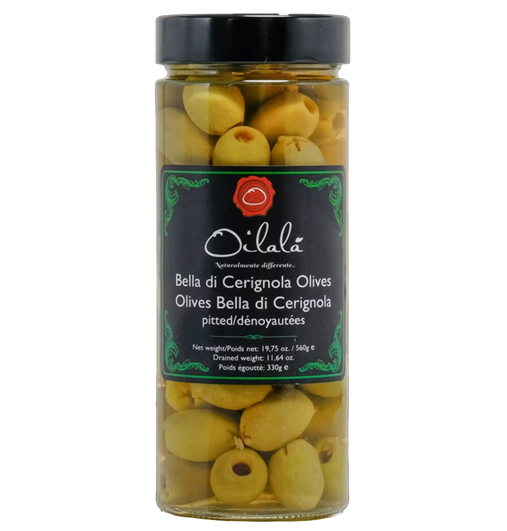 Masline Bella di Cerignola fara samburi, 560 gr - Oilala