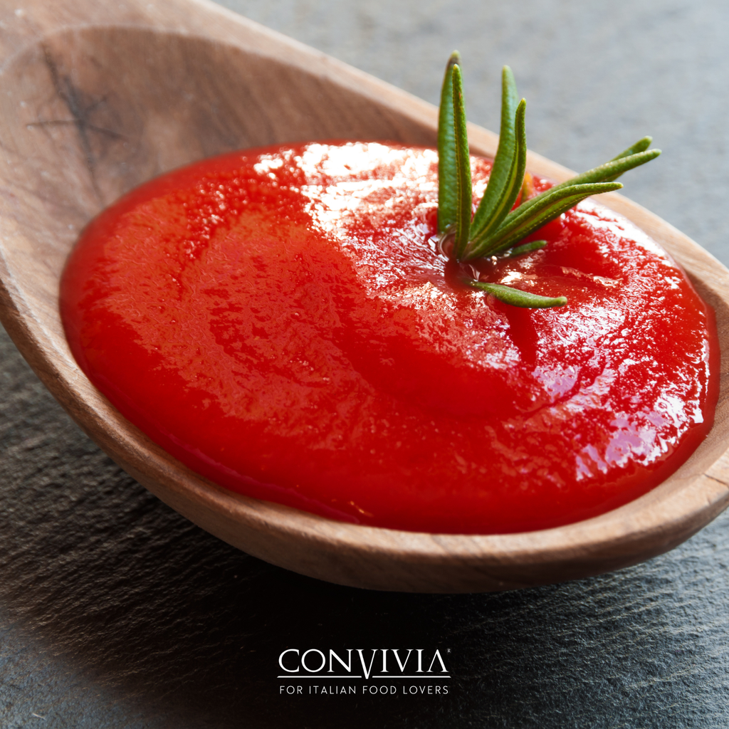 Sos de roșii cherry gata preparat cu ardei bio, 330gr Convivia