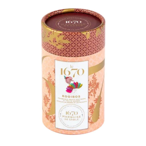 Ceai Rooibos cu fructe exotice și fructe roșii, 50 g, Colectia 1670, Le Sablésienne, Franța