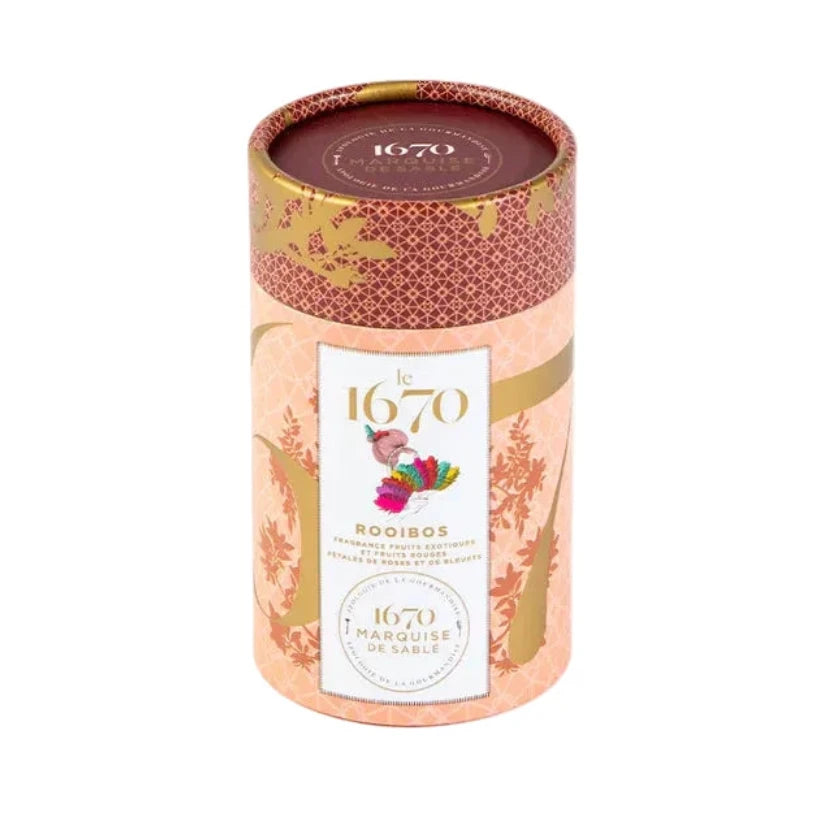 Ceai Rooibos cu fructe exotice și fructe roșii, 50 g, Colectia 1670, Le Sablésienne, Franța