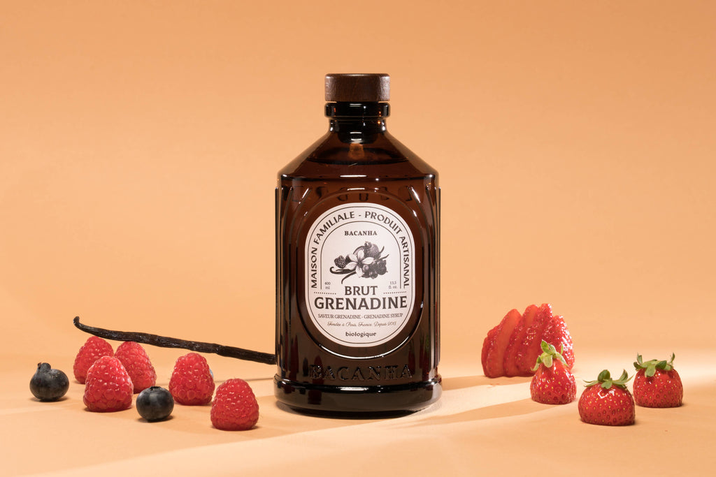 Sirop de Grenadină Crud - Organic, 400ml Bachana