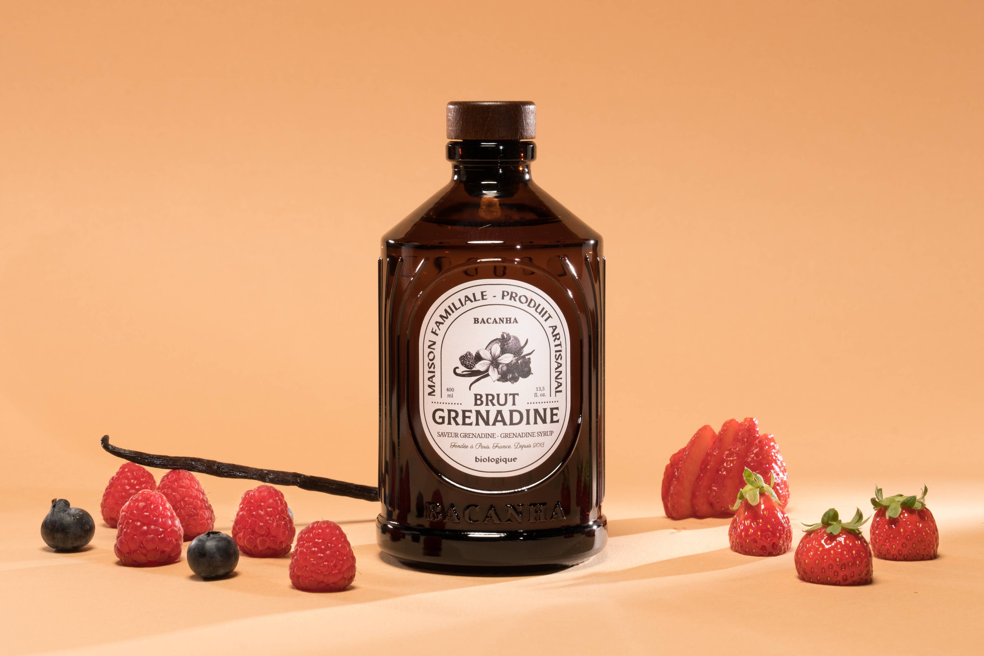 Sirop de Grenadină Crud - Organic, 400ml Bachana