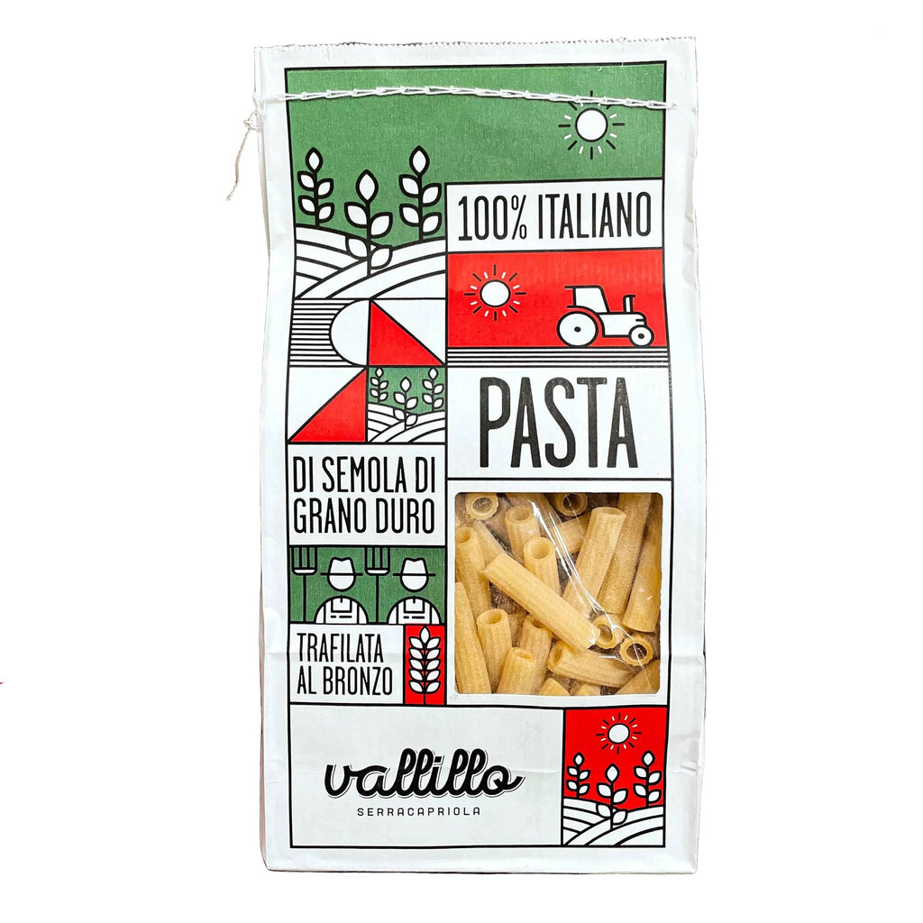 Maccherone Rigato - Paste artizanale italiene 100%, 500gr Vallillo
