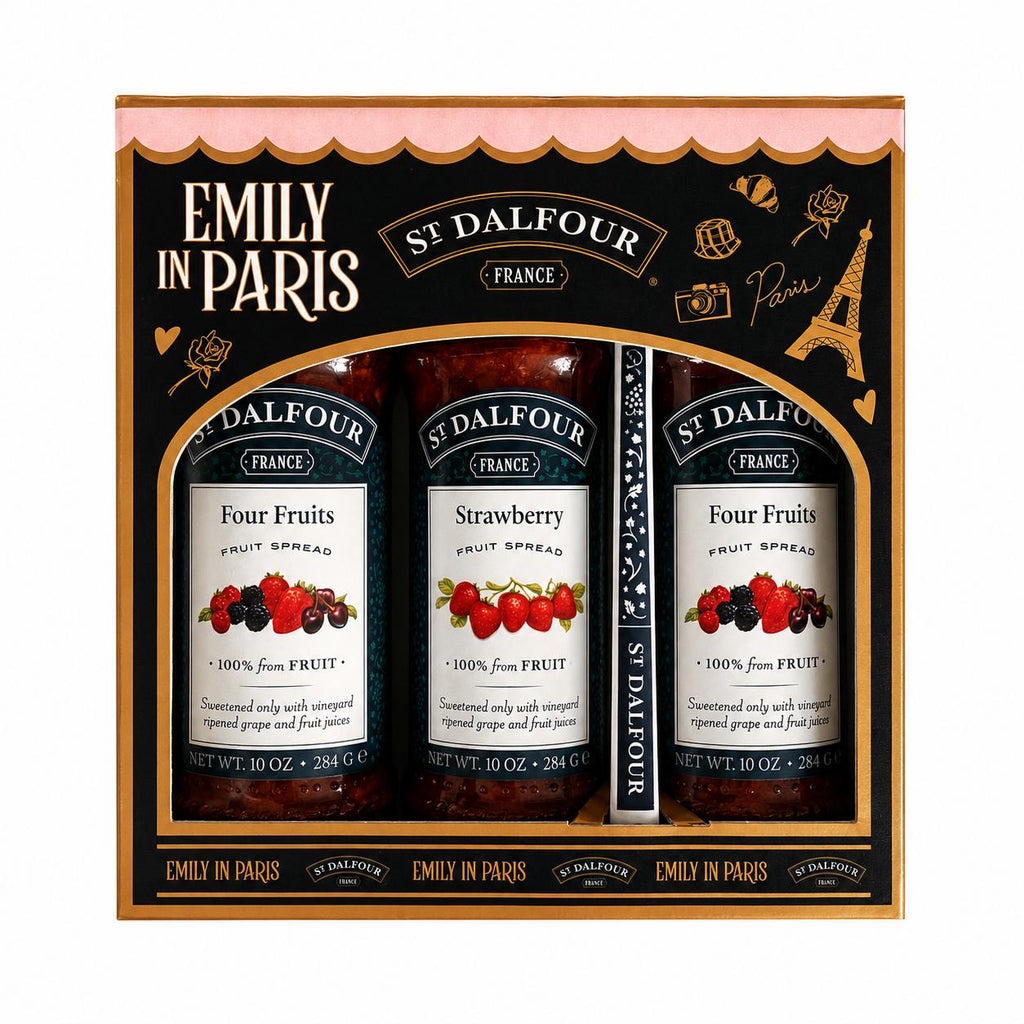 Emily in Paris - 4 Fructe , Capsuni , 4 fructe  – 3x284gr 4 fructe , Capsuni , 4 fructe  St. Dalfour