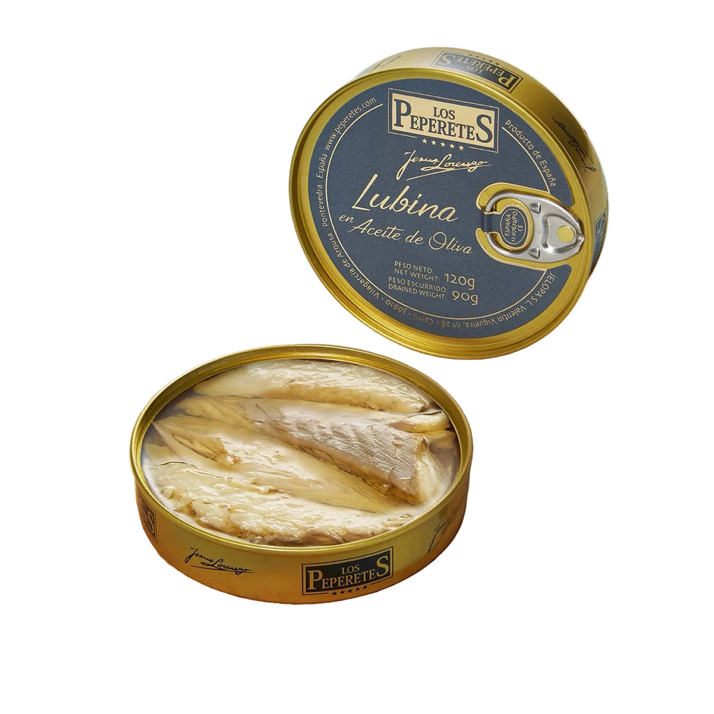 Biban de mare în ulei de măsline -120gr Los Peperetes