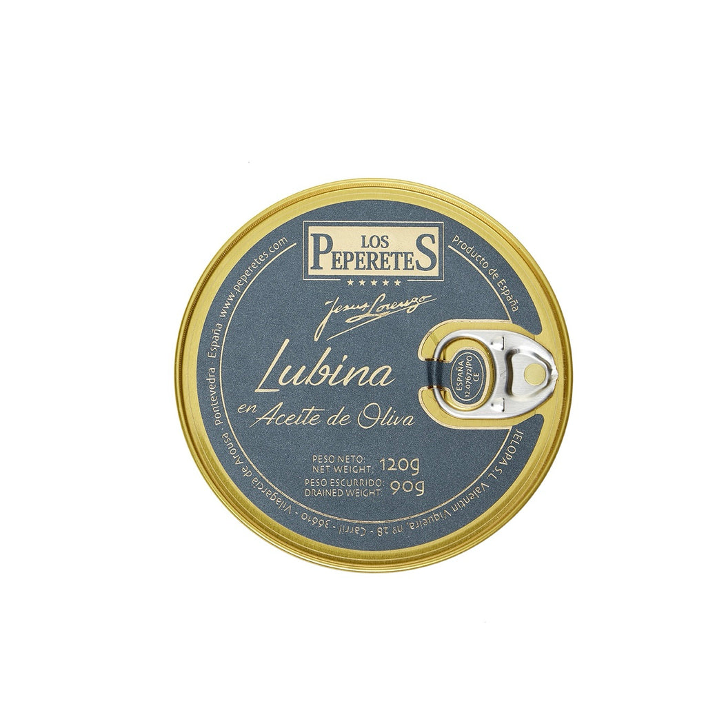 Biban de mare în ulei de măsline -120gr Los Peperetes