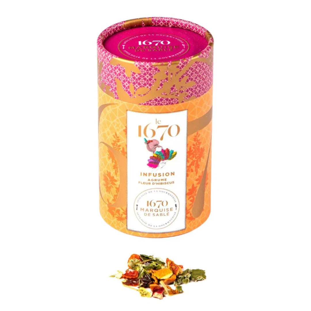 Ceai infuzie de citrice, 50 g, Colectia 1670, Le Sablésienne, Franța