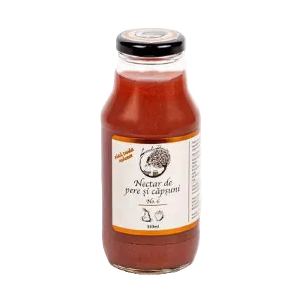 Nectar de pere cu căpșuni, 330ml Livada Domniței