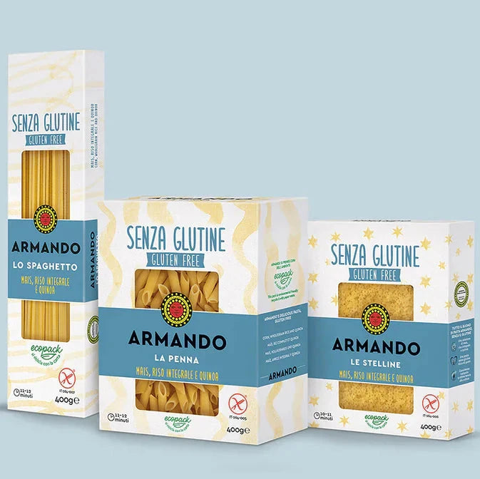 Paste Il Fusillo fara gluten, 400 gr - Armando