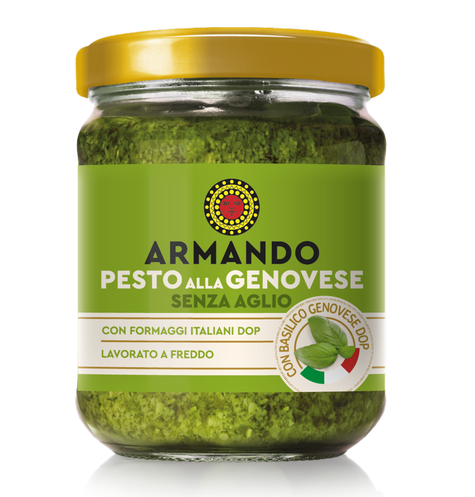 Pesto alla genovese cu busuioc Genovese D.O.P., 180 gr - Armando