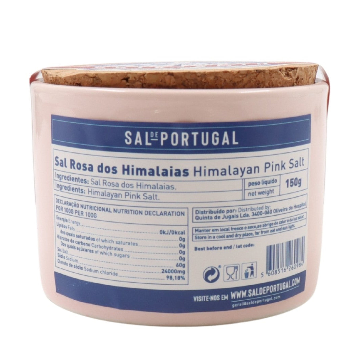 Sare roz de Himalaya, 150gr Sal de Portugal