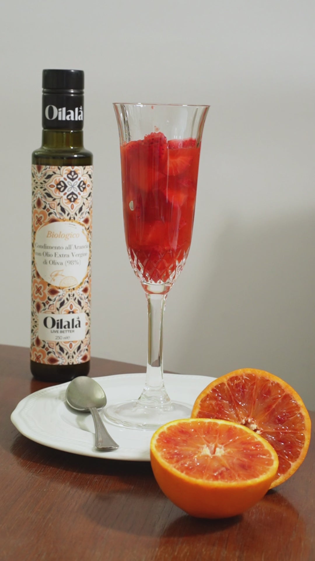 Ulei de măsline extravirgin organic cu aromă de portocala, 250 ml, Oilalá