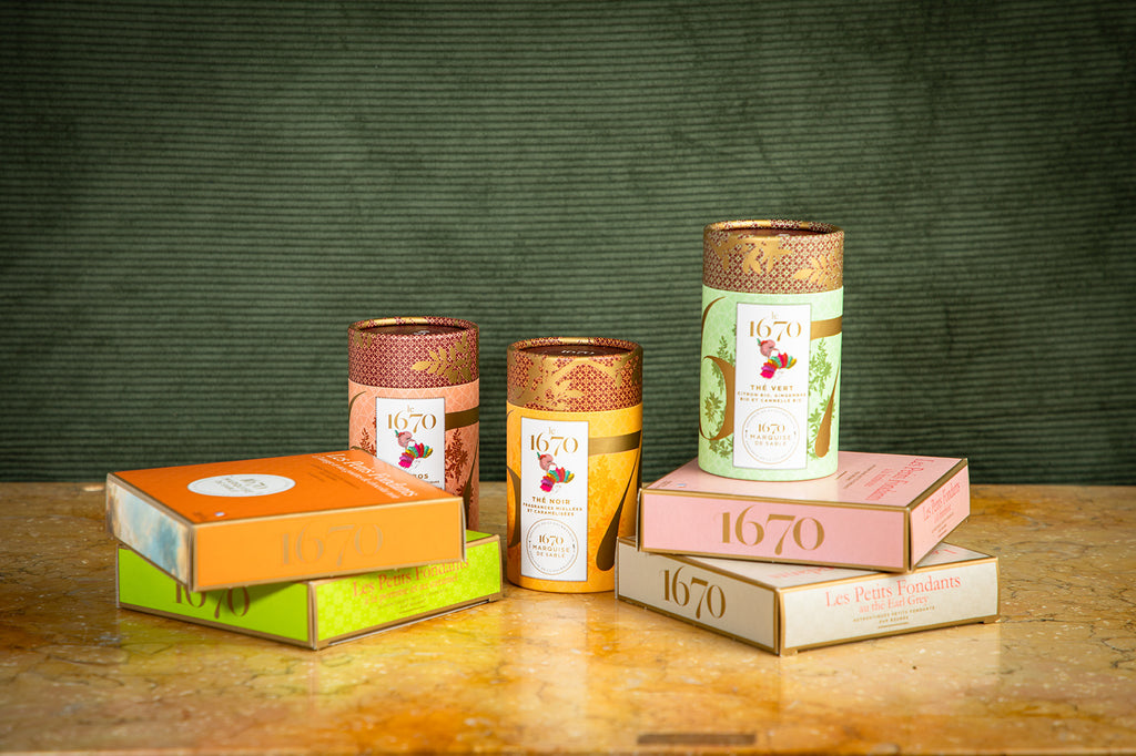 Ceai Rooibos cu fructe exotice și fructe roșii, 50 g, Colectia 1670, Le Sablésienne, Franța