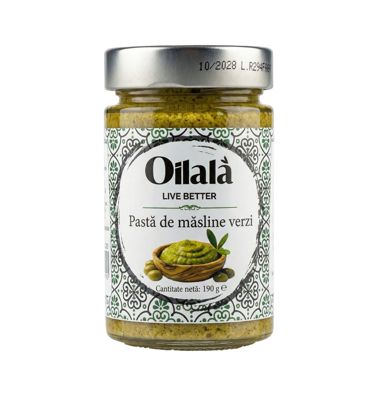 Măsline Nocellara fără sâmburi 190g - Oilala