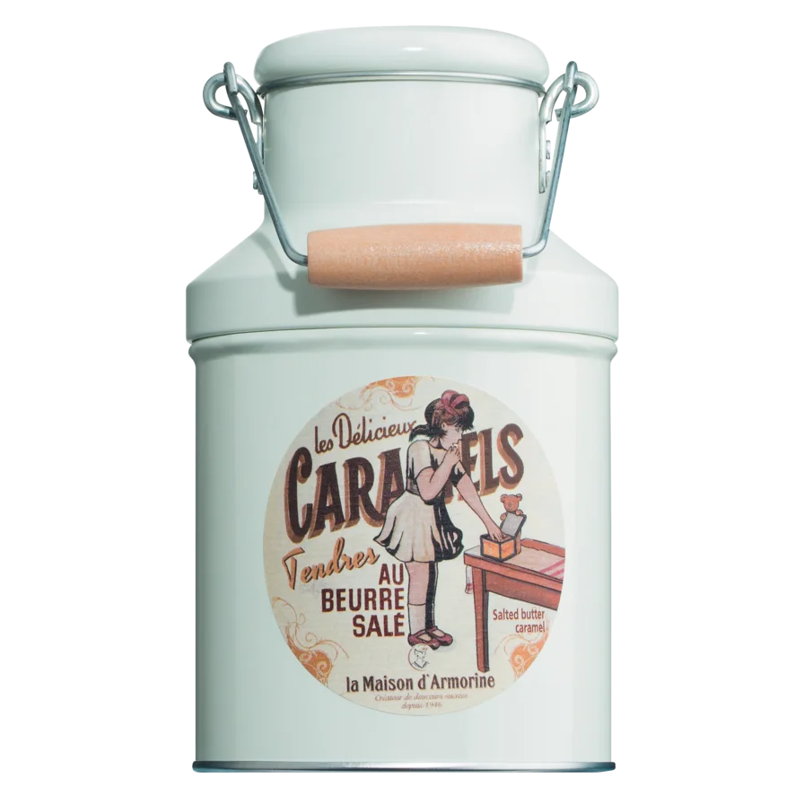 Bomboane caramele cu unt sărat, Cana de Lapte, 200gr La Maison d'Armorine