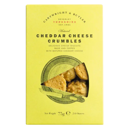 Brânză Cheddar pestriță, 75gr Cartwright & Butler