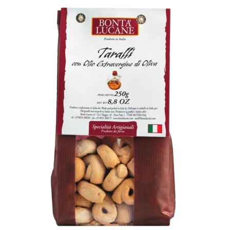 Taralli cu ulei de măsline extravirgin, 250gr Bontà Lucane