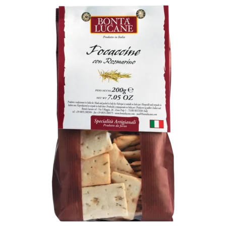 Biscuiți  cu rozmarin, 200gr Bontà Lucane