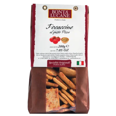 Biscuiți  cu aromă de pizza, 200gr Bontà Lucane