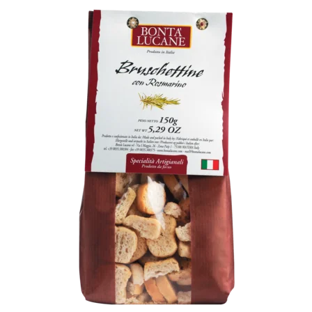 Bruschete cu rozmarin, 150gr  Bontà Lucane